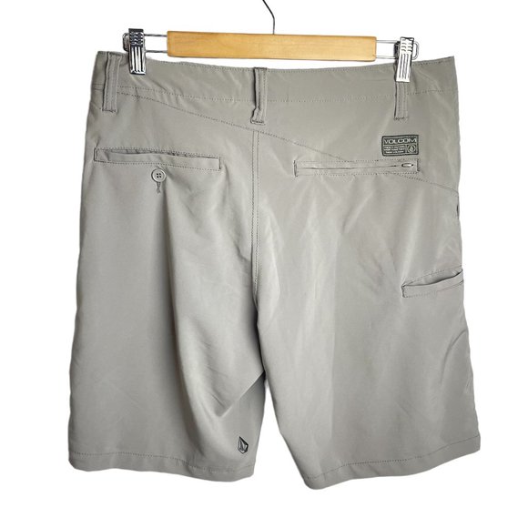 Volcom Frickin V4S Shorts Hybrid Mens Size 30 Gray Stretch Beach Quick Dry - Picture 7 of 7